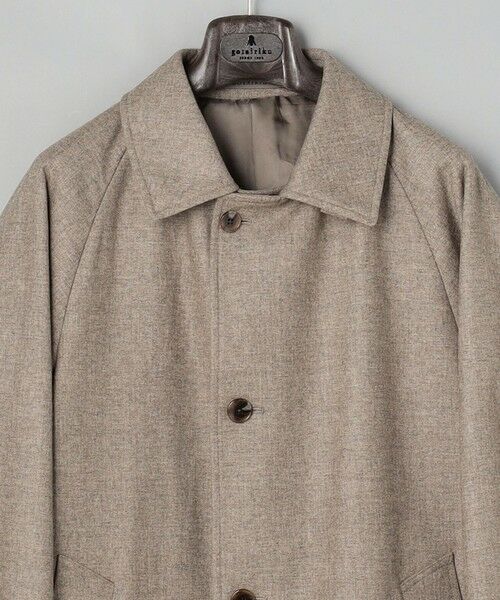 gotairiku / ゴタイリク ステンカラーコート | 【薄中綿仕様】スーパーライトウエイトカシミヤブレンド ステンカラーコート | 詳細7