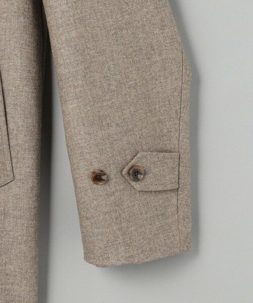 gotairiku / ゴタイリク ステンカラーコート | 【薄中綿仕様】スーパーライトウエイトカシミヤブレンド ステンカラーコート | 詳細8