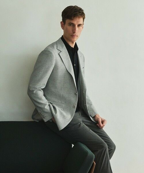 gotairiku / ゴタイリク テーラードジャケット | 【尾州】ストレッチメッシュジャケット_千鳥格子柄 | 詳細2