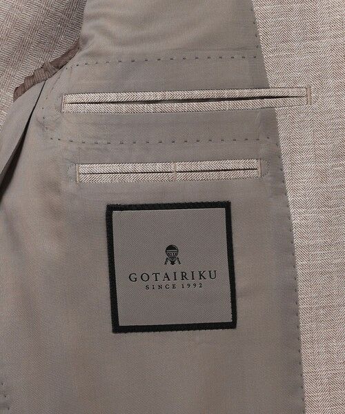 gotairiku / ゴタイリク テーラードジャケット | 【Loro Piana Fabric】SUMMER TIME ジャケット_ヘリンボーン織 | 詳細13