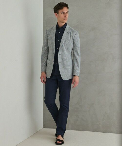 gotairiku / ゴタイリク テーラードジャケット | 新クオリティ/KINGサイズ追加【洗える/シワになりにくい】タイワンタフタ  擬麻ジャケット | 詳細1