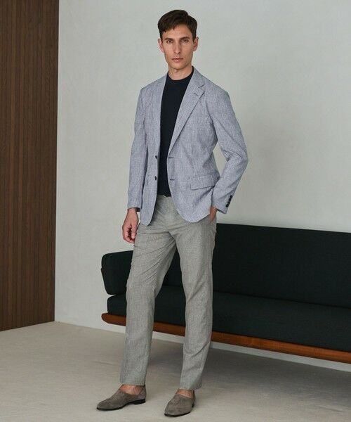 gotairiku / ゴタイリク テーラードジャケット | 新クオリティ/KINGサイズ追加【洗える/シワになりにくい】タイワンタフタ  擬麻ジャケット | 詳細7