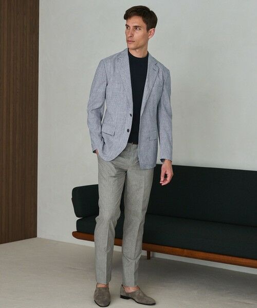 gotairiku / ゴタイリク テーラードジャケット | 新クオリティ/KINGサイズ追加【洗える/シワになりにくい】タイワンタフタ  擬麻ジャケット | 詳細5