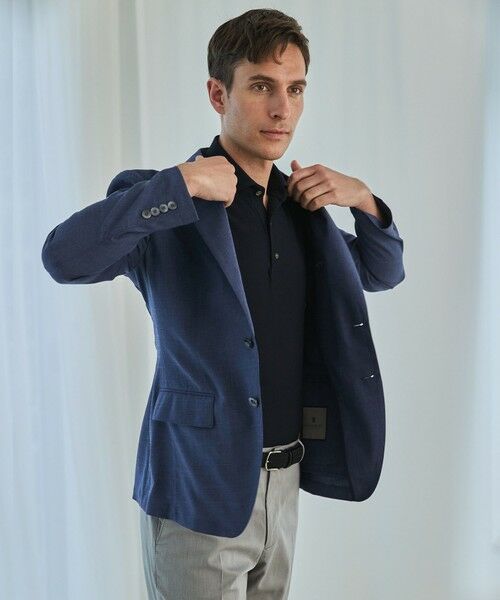 gotairiku / ゴタイリク テーラードジャケット | 新クオリティ/KINGサイズ追加【洗える/シワになりにくい】タイワンタフタ  擬麻ジャケット | 詳細16