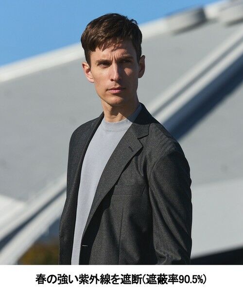 gotairiku / ゴタイリク テーラードジャケット | セットアップ対応【カイテキ７機能】ドライジャージー ジャケット_ヘリンボーン柄(26年モデル) | 詳細4