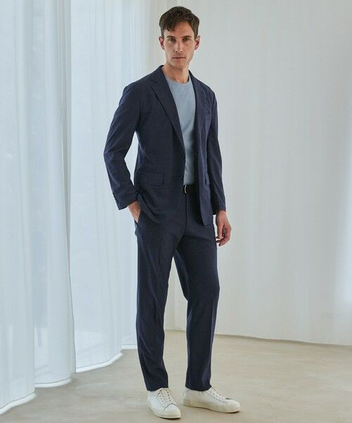 gotairiku / ゴタイリク テーラードジャケット | セットアップ対応【カイテキ７機能】ドライジャージー ジャケット_ヘリンボーン柄(26年モデル) | 詳細10