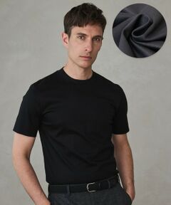 gotairiku / ゴタイリク カットソー | 仕事で着られる綿100%【クルー以上モック未満】カバーネック DRESS Tシャツ(26年モデル)