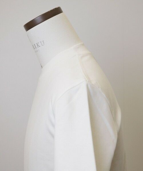 gotairiku / ゴタイリク カットソー | 仕事で着られる綿100%【クルー以上モック未満】カバーネック DRESS Tシャツ(26年モデル) | 詳細27
