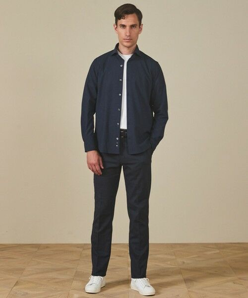 gotairiku / ゴタイリク カットソー | 仕事で着られる綿100%【クルー以上モック未満】カバーネック DRESS Tシャツ(26年モデル) | 詳細6