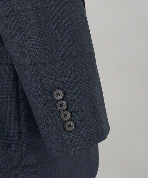 gotairiku / ゴタイリク セットアップ | シワになりにくい【御幸毛織/みゆきけおり】DRYSPINNER 平織スーツ_ネイビー格子 | 詳細6