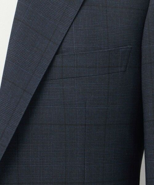 gotairiku / ゴタイリク セットアップ | シワになりにくい【御幸毛織/みゆきけおり】DRYSPINNER 平織スーツ_ネイビー格子 | 詳細7