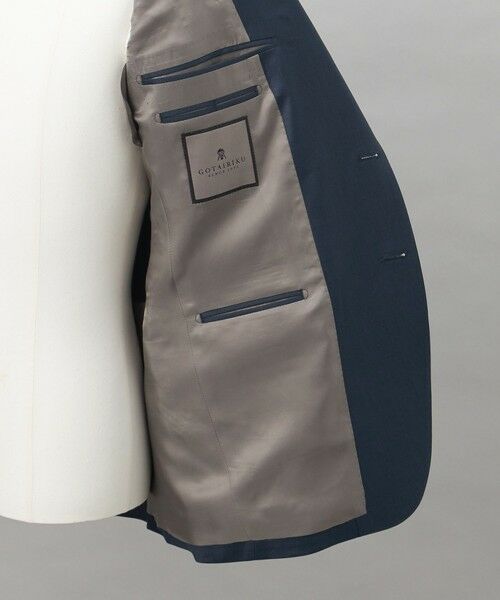 gotairiku / ゴタイリク セットアップ | シワになりにくい/通年素材【御幸毛織/みゆきけおり】Superio160 スーツ_ダークグリーン | 詳細14