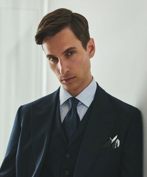 gotairiku / ゴタイリク セットアップ | シワになりにくい/通年素材【御幸毛織/みゆきけおり】Superio160 スーツ_ダークグリーン | 詳細2