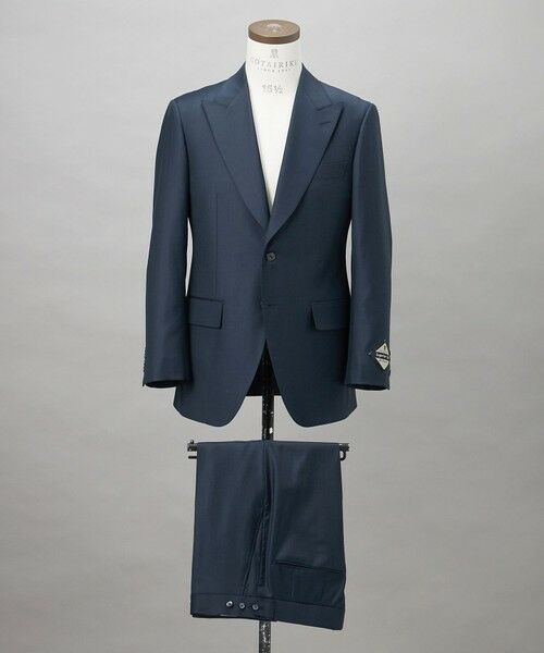 gotairiku / ゴタイリク セットアップ | シワになりにくい/通年素材【御幸毛織/みゆきけおり】Superio160 スーツ_ダークグリーン | 詳細4