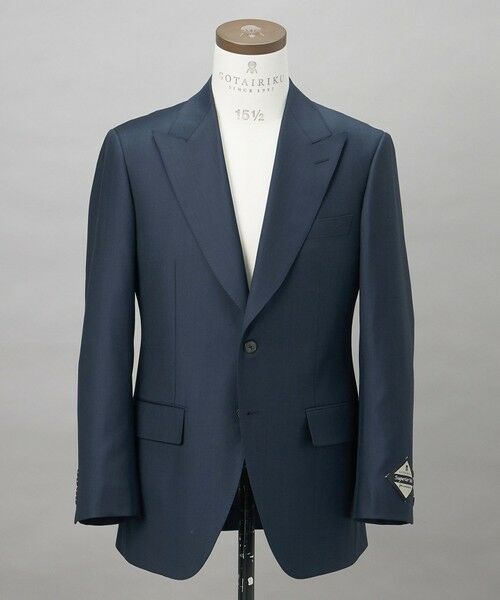 gotairiku / ゴタイリク セットアップ | シワになりにくい/通年素材【御幸毛織/みゆきけおり】Superio160 スーツ_ダークグリーン | 詳細5