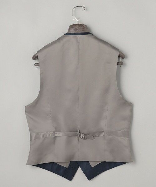 gotairiku / ゴタイリク ベスト | シワになりにくい/通年素材【御幸毛織/みゆきけおり】Superio160 ベスト_ダークグリーン | 詳細3