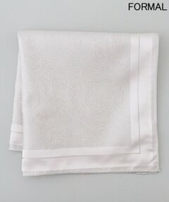 gotairiku / ゴタイリク ハンカチ | 【WEAR BLACK】シルク100％ フォーマルチーフ_ペイズリー