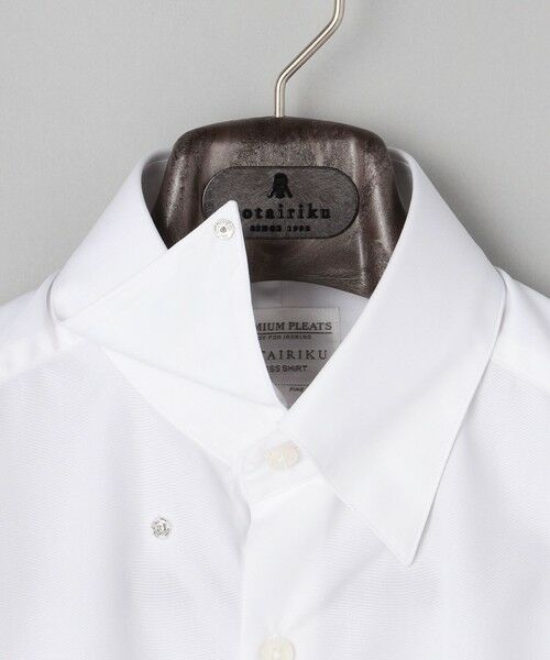 gotairiku / ゴタイリク シャツ・ブラウス | 【形態安定】PREMIUMPLEATS_スナップダウン 通年ドレスシャツ(26年モデル) | 詳細4
