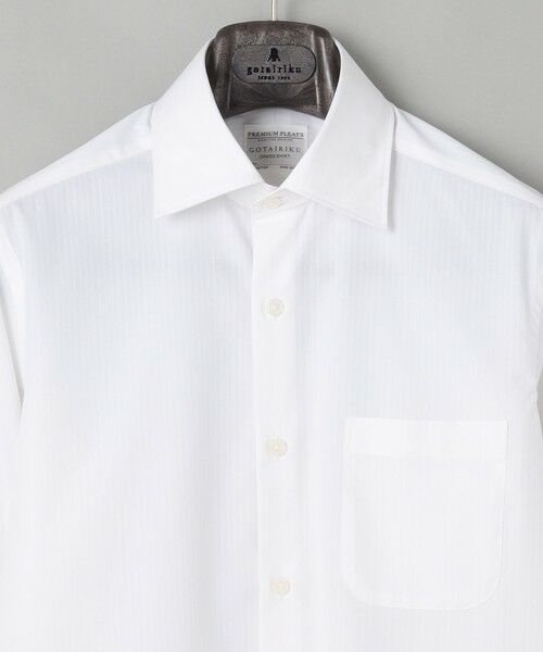 gotairiku / ゴタイリク シャツ・ブラウス | 【形態安定】PREMIUMPLEATS_セミワイドカラー _織柄_通年ドレスシャツ(26年モデル) | 詳細12