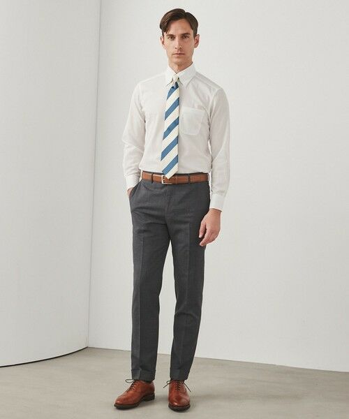 gotairiku / ゴタイリク シャツ・ブラウス | 春夏向け【形態安定】SUMMERPREMIUMPLEATS_スナップダウンカラー _織柄_ 長袖ドレスシャツ(26年モデル) | 詳細4