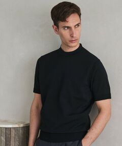 gotairiku / ゴタイリク ニット・セーター | 綿とポリのいいとこどり【洗濯機可】テーラード DRESS BIZ ニットTシャツ