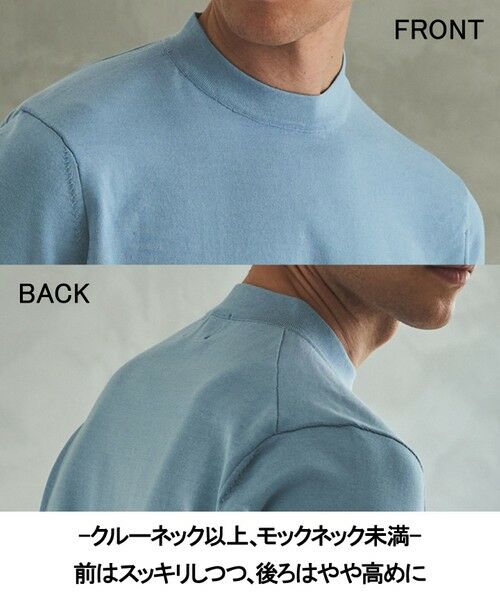 gotairiku / ゴタイリク ニット・セーター | 綿とポリのいいとこどり【洗濯機可】テーラード DRESS BIZ ニットTシャツ | 詳細25