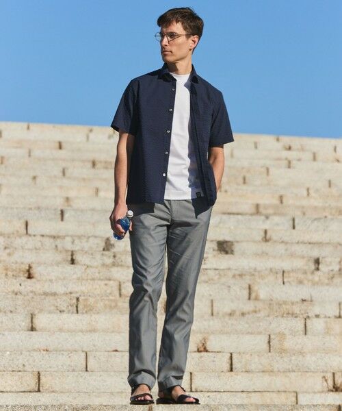 gotairiku / ゴタイリク その他パンツ | スラックスほど硬すぎず チノよりキレイ【接触冷感/吸水速乾/ストレッチ】クールモーション コットンパンツ | 詳細1