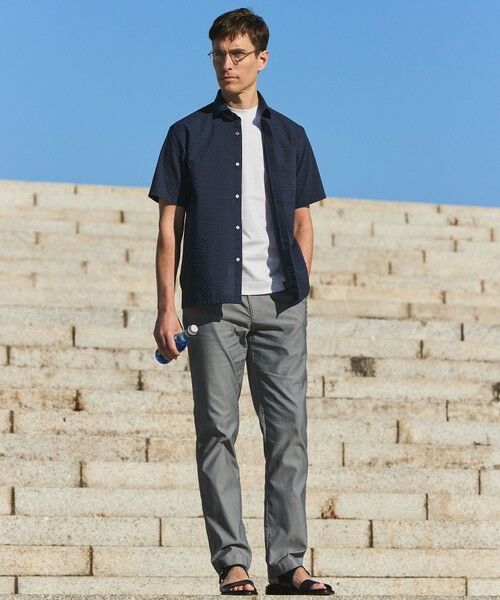 gotairiku / ゴタイリク その他パンツ | スラックスほど硬すぎず チノよりキレイ【接触冷感/吸水速乾/ストレッチ】クールモーション コットンパンツ | 詳細7