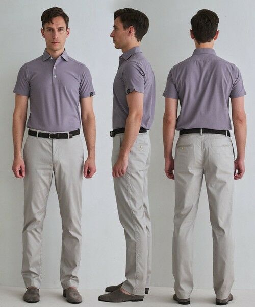 gotairiku / ゴタイリク その他パンツ | スラックスほど硬すぎず チノよりキレイ【接触冷感/吸水速乾/ストレッチ】クールモーション コットンパンツ | 詳細5