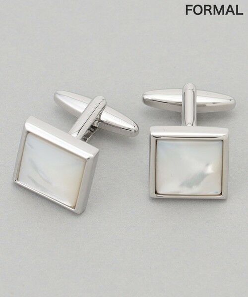 gotairiku / ゴタイリク カフリンクス・ネクタイピン | 【WEAR BLACK】フォーマル用 カフス（ホワイト系）