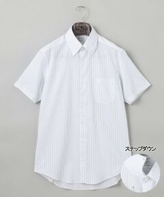 gotairiku / ゴタイリク シャツ・ブラウス | 春夏向け【形態安定】SUMMERPREMIUMPLEATS_スナップダウンカラー 半袖ドレスシャツ(25年モデル)
