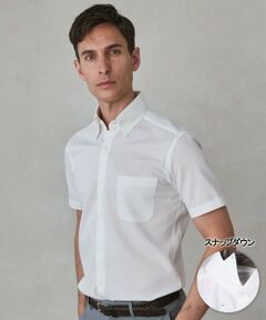 gotairiku / ゴタイリク シャツ・ブラウス | 春夏向け【形態安定】SUMMERPREMIUMPLEATS_スナップダウンカラー 半袖ドレスシャツ(26年モデル)