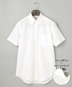 gotairiku / ゴタイリク シャツ・ブラウス | 春夏向け【形態安定】SUMMERPREMIUMPLEATS_スナップダウンカラー 半袖ドレスシャツ(26年モデル)