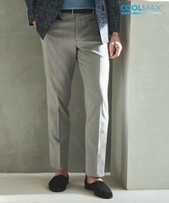 仕事で着られる綿パン【吸水速乾/ストレッチ/折り目加工】クールマックスコットンパンツ_ノータック（26年モデル）