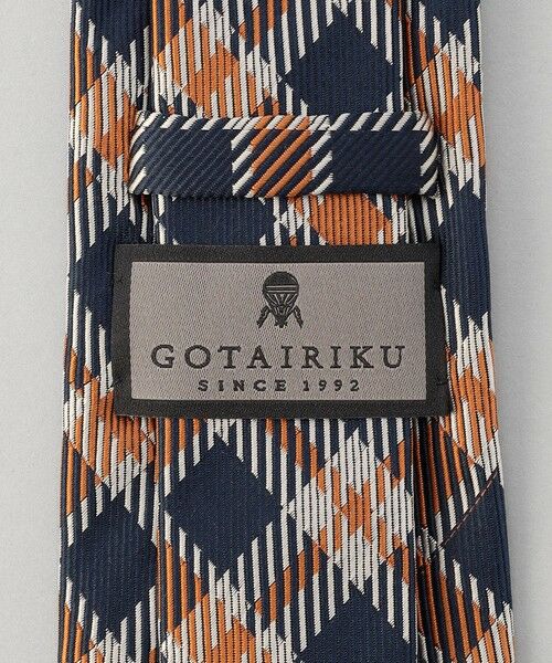 gotairiku / ゴタイリク ネクタイ | GOTAIRIKU別注【日本製】シルク ネクタイ_チェック柄 | 詳細9