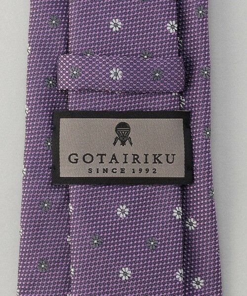 gotairiku / ゴタイリク ネクタイ | GOTAIRIKU別注【日本製】シルク ネクタイ_小紋柄 | 詳細4