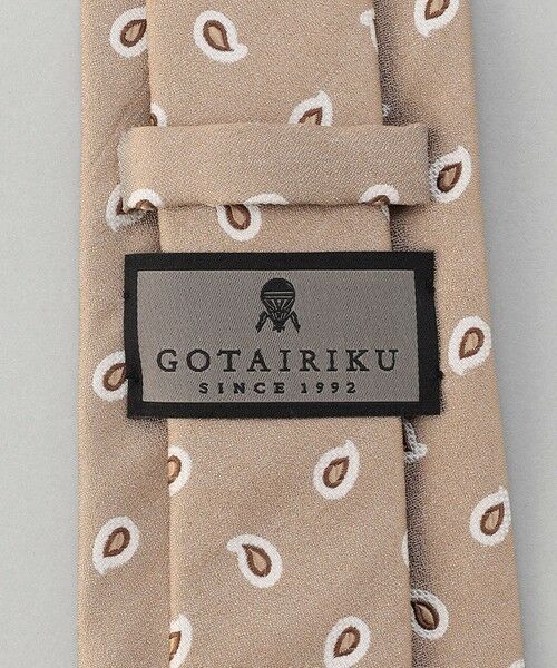 gotairiku / ゴタイリク ネクタイ | GOTAIRIKU別注【日本製】シルク ネクタイ_ペイズリー柄 | 詳細9