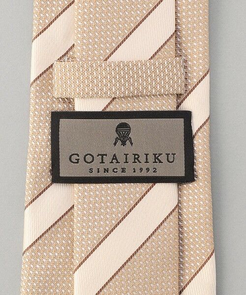 gotairiku / ゴタイリク ネクタイ | GOTAIRIKU別注【日本製】シルク ネクタイ_レジメンタル柄 | 詳細4
