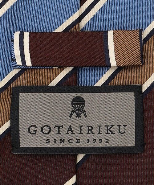 gotairiku / ゴタイリク ネクタイ | GOTAIRIKU別注【MANTERO/マンテロ】ネクタイ_レジメンタル | 詳細4