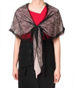 GRACE CONTINENTAL / グレースコンチネンタル マフラー・ショール・スヌード・ストール | レースジョーゼットストール