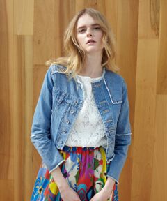 GRACE CONTINENTAL / グレースコンチネンタル Gジャン・デニムジャケット | パッチワークデニムジャケット