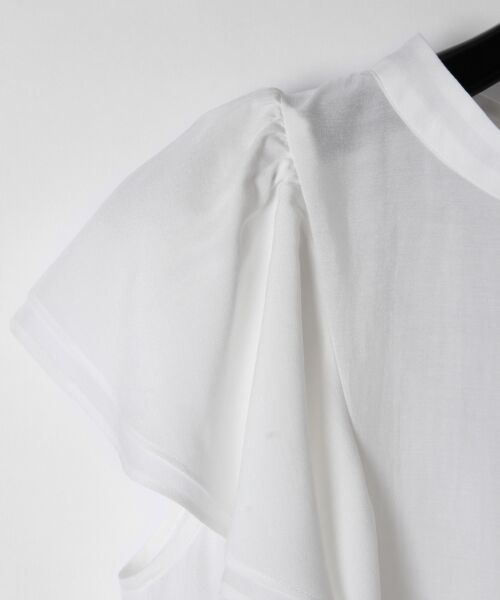 GRACE CONTINENTAL / グレースコンチネンタル Tシャツ | ローンフリルノースリーブ | 詳細3