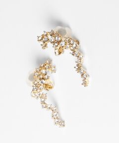 GRACE CONTINENTAL / グレースコンチネンタル ピアス・イヤリング | カシオペヤラインストーンイヤクリップ