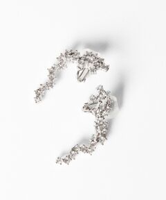 GRACE CONTINENTAL / グレースコンチネンタル ピアス・イヤリング | カシオペヤラインストーンイヤクリップ