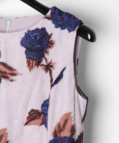 GRACE CONTINENTAL / グレースコンチネンタル ドレス | ローズ刺繍チュールワンピース | 詳細6