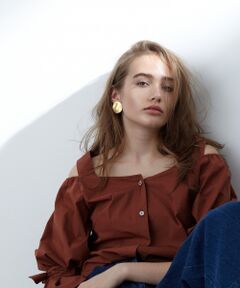 GRACE CONTINENTAL / グレースコンチネンタル トップス | オフショルリボンブラウス