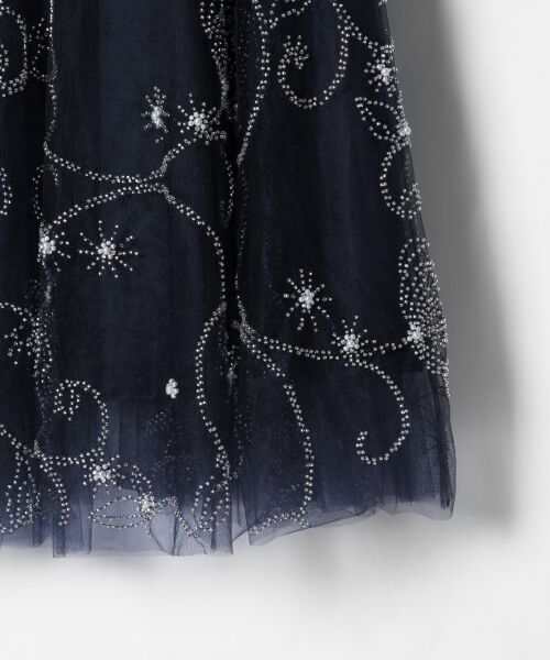 GRACE CONTINENTAL / グレースコンチネンタル ドレス | チュール刺繍フレアワンピース | 詳細10
