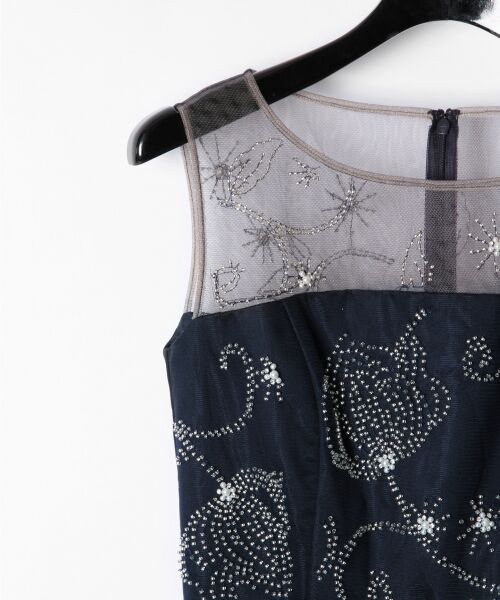 GRACE CONTINENTAL / グレースコンチネンタル ドレス | チュール刺繍フレアワンピース | 詳細9