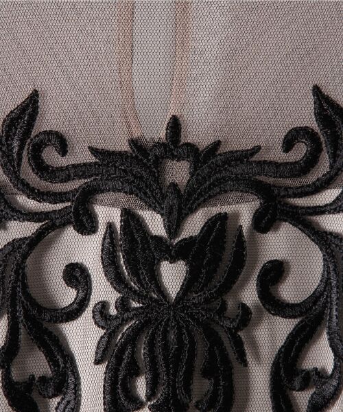 GRACE CONTINENTAL アラベスクチュール刺繍ワンピースミニドレス