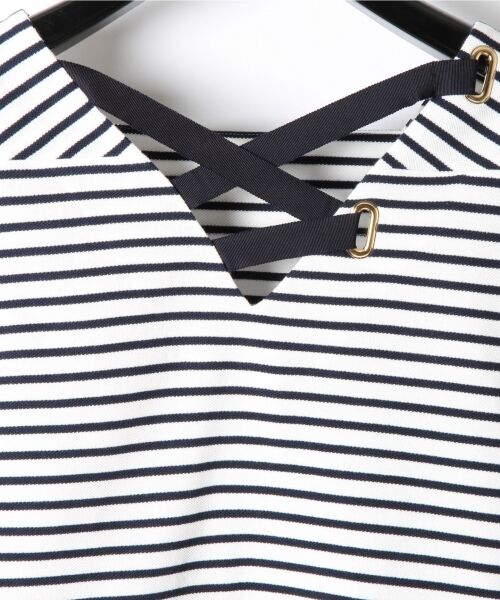 GRACE CONTINENTAL / グレースコンチネンタル Tシャツ | バルーンボーダートップ | 詳細5
